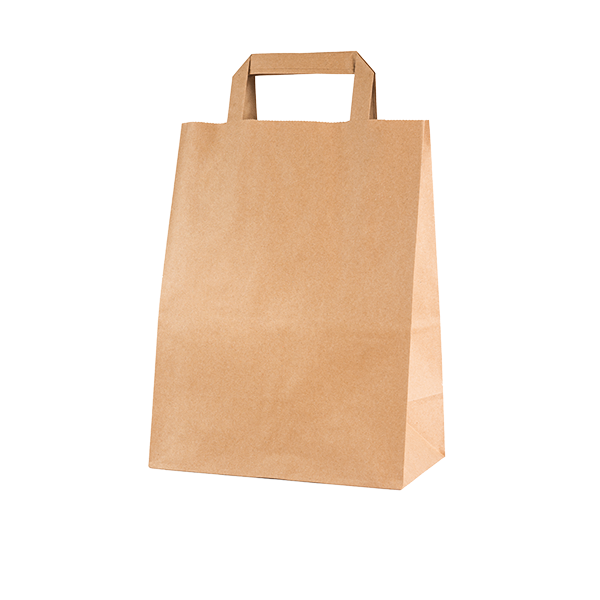 Sac Papier Brun Moyen 28x17x29