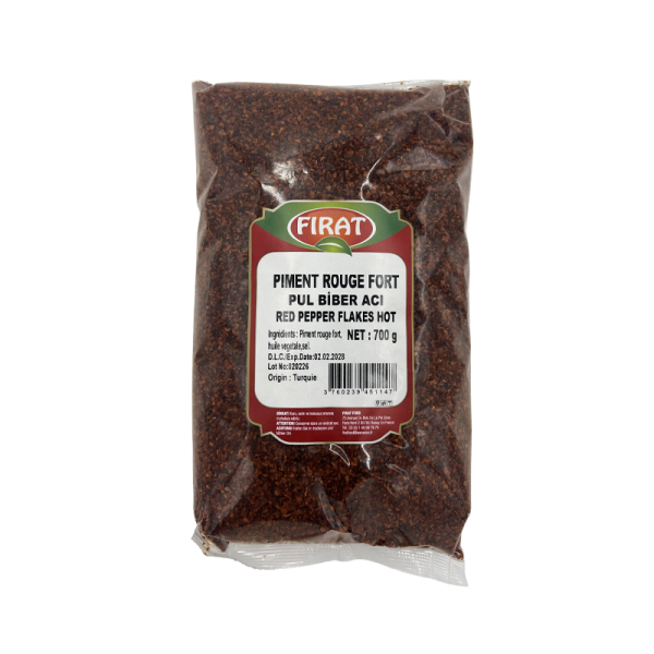 Piment rouge fort paillettes — vue principale